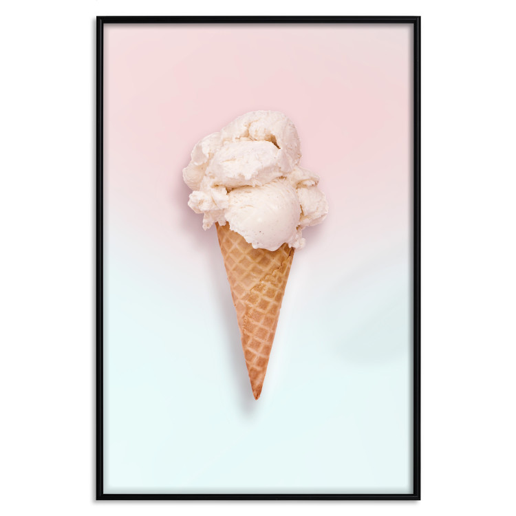 Wall Poster Sweet Treats - summer composition with ice cream cone on a colorful background 135912 additionalImage 10