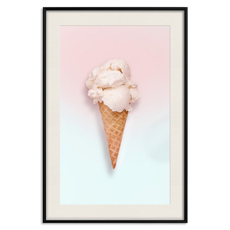 Wall Poster Sweet Treats - summer composition with ice cream cone on a colorful background 135912 additionalImage 17