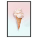 Wall Poster Sweet Treats - summer composition with ice cream cone on a colorful background 135912 additionalThumb 12
