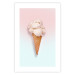 Wall Poster Sweet Treats - summer composition with ice cream cone on a colorful background 135912 additionalThumb 13