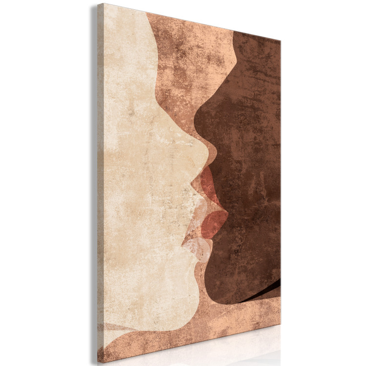 Canvas Otherworldly Kiss (1-piece) Vertical - kiss in boho motif 136012 additionalImage 2