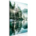 Canvas Morning by the Lake (1-piece) Vertical - mountain landscape scene 137212 additionalThumb 2