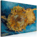 Canvas Print Ripe Sunflowers (1-piece) Wide - summer sunflower flowers 137312 additionalThumb 2