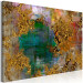 Canvas Art Print Gift (1-piece) Wide - abstraction with a touch of golden texture 137512 additionalThumb 2