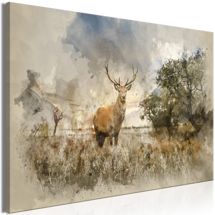 Large canvas print Deer in Field [Large Format] 137612 additionalImage 2
