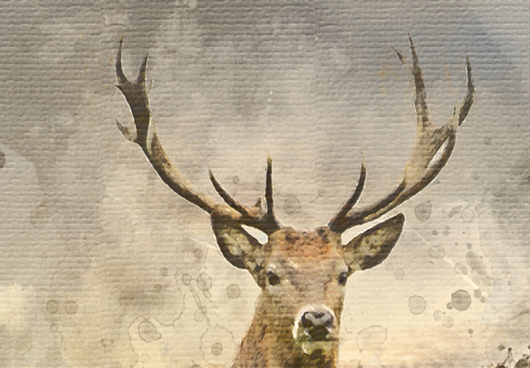 Large canvas print Deer in Field [Large Format] 137612 additionalImage 5