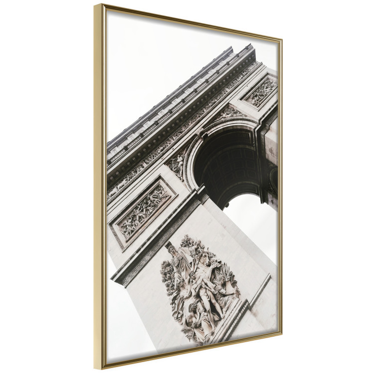 Wall Poster Triumphal Arch - architecture of a historic structure on a white background 137912 additionalImage 3