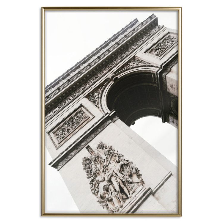 Wall Poster Triumphal Arch - architecture of a historic structure on a white background 137912 additionalImage 9