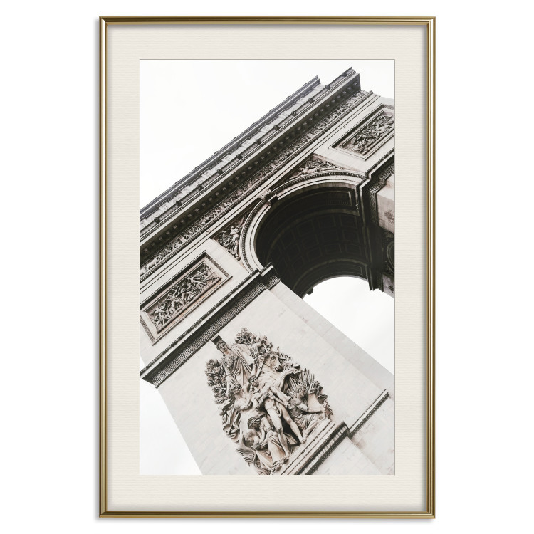 Wall Poster Triumphal Arch - architecture of a historic structure on a white background 137912 additionalImage 16