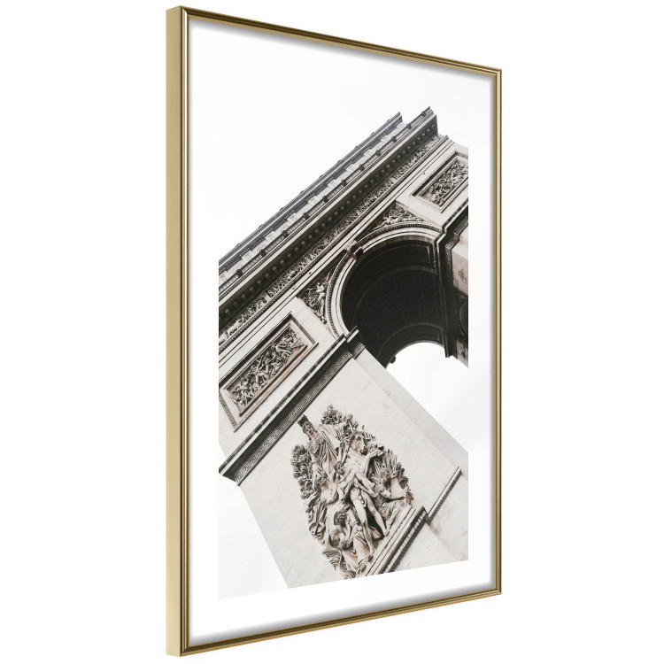 Wall Poster Triumphal Arch - architecture of a historic structure on a white background 137912 additionalImage 5