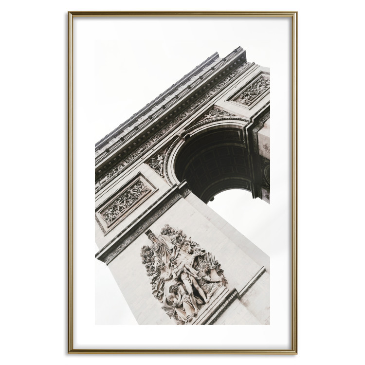 Wall Poster Triumphal Arch - architecture of a historic structure on a white background 137912 additionalImage 18