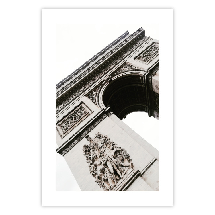 Wall Poster Triumphal Arch - architecture of a historic structure on a white background 137912 additionalImage 13