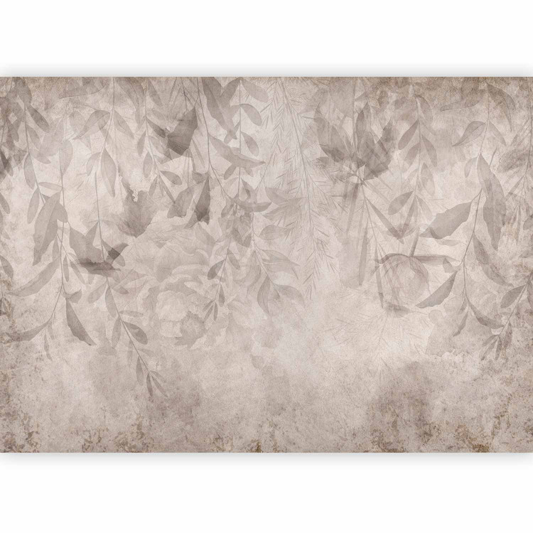 Wall Mural Beige twigs - abstract composition with motif inspired by nature 138812 additionalImage 1