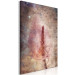 Canvas Print Modernist Nature (1-piece) - abstraction with a pink flower 144712 additionalThumb 2