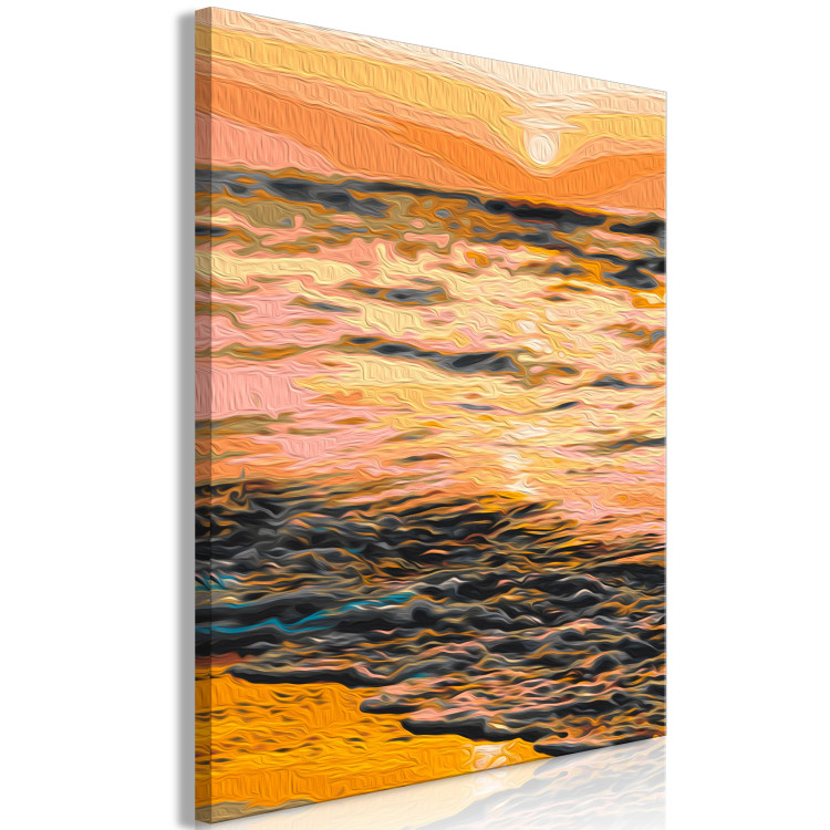 Paint by Number Kit Sweet Evening - Orange Calm Sea at Sunset 145212 additionalImage 3