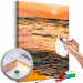 Paint by Number Kit Sweet Evening - Orange Calm Sea at Sunset 145212