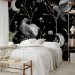 Wall Mural Magic Dream - Enchanted Ravens in the Branches Against the Background of Moons 146012 additionalThumb 2