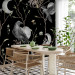 Wall Mural Magic Dream - Enchanted Ravens in the Branches Against the Background of Moons 146012 additionalThumb 4
