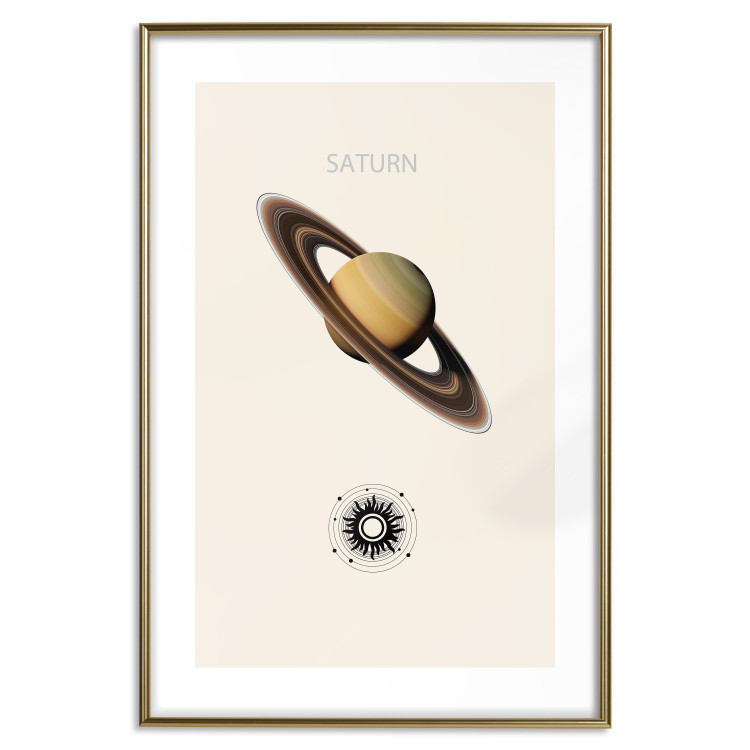 Wall Poster Saturn - Cosmic Lord of the Rings of the Solar System 146312 additionalImage 25