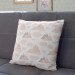 Decorative Microfiber Pillow Clouds and mountains - composition in shades of white and pink cushions 147012 additionalThumb 2