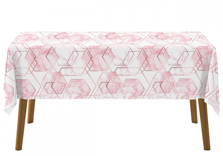 Tablecloth Marble crystals - an abstract, geometric composition in glamour style 147212 additionalImage 3