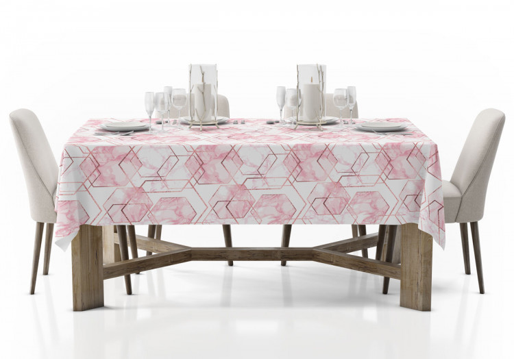 Tablecloth Marble crystals - an abstract, geometric composition in glamour style 147212 additionalImage 4