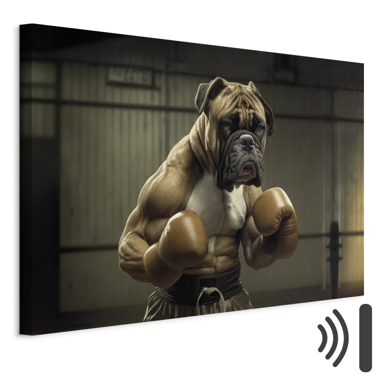 Canvas AI Boxer Dog - Fantasy Portrait of a Strong Animal in the Ring - Horizontal 150112 additionalImage 8
