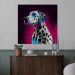 Canvas Print AI Dalmatian Dog - Spotted Animal in a Pink Room - Square 150212 additionalThumb 5