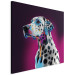 Canvas Print AI Dalmatian Dog - Spotted Animal in a Pink Room - Square 150212 additionalThumb 2