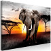 Large canvas print Elephant on the Savannah [Large Format] 150812 additionalThumb 2