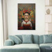 Large canvas print Cartoon Frida - A Colorful Portrait of the Artist With Two Cats [Large Format] 152212 additionalThumb 4