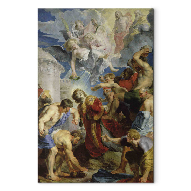 Art Reproduction The Stoning of St. Stephen, from the Triptych of St. Stephen 153812