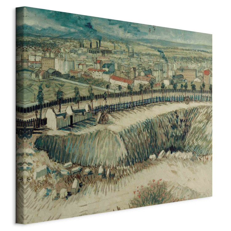 Reproduction Painting Industrial landscape-on the outskirts of Paris near Montmartre 155412 additionalImage 2