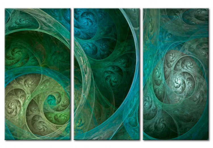 Canvas Art Print Turquoise oriental inspiration 55812
