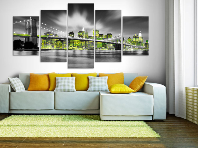 Canvas Art Print Lime soul of New York 58412 additionalImage 3