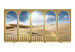Wall Mural Dream of the Sahara - Desert Landscape with Columns against Blue Sky 59912 additionalThumb 1