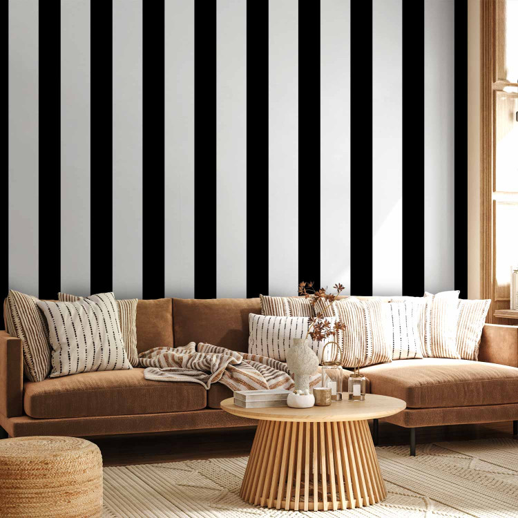 Modern Wallpaper Black stripes 89212