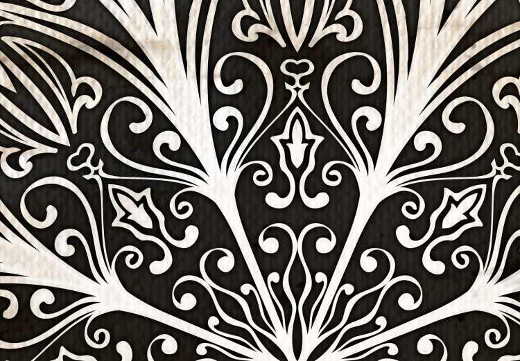 Canvas Print Mandala: Brown Harmony - Oriental Mosaic in Japanese Motif 97512 additionalImage 5