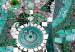 Canvas Art Print Pebble Mosaic (1-piece) - Abstract Blossoming Tree 98612 additionalThumb 4