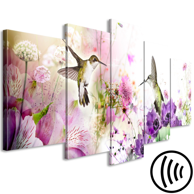 Canvas Colourful Nature (5 Parts) Wide 108222 additionalImage 6