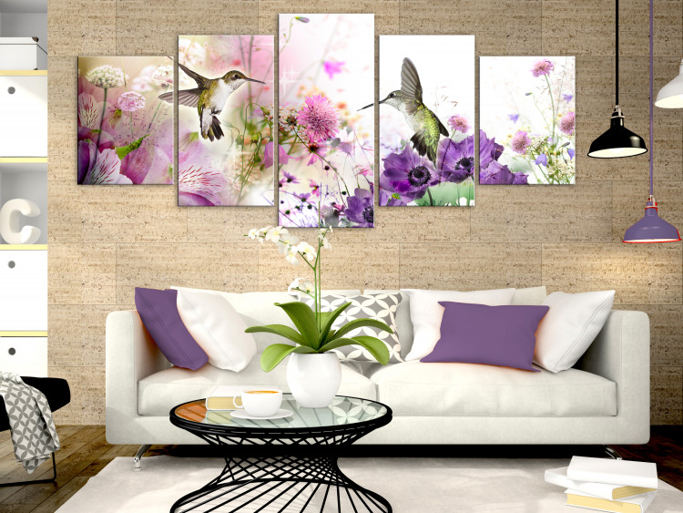 Canvas Colourful Nature (5 Parts) Wide 108222 additionalImage 3