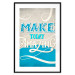 Poster Make today amazing - motivational English quote on a decorative background 114422 additionalThumb 15