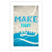 Poster Make today amazing - motivational English quote on a decorative background 114422 additionalThumb 25