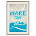 Poster Make today amazing - motivational English quote on a decorative background 114422 additionalThumb 19