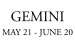 Canvas Zodiac Sign Gemini (1-Piece) - Black and White Graphic Design 114822 additionalThumb 4