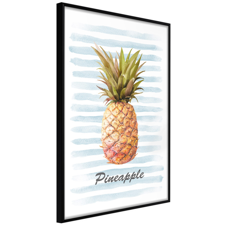 Wall Poster Pineapple and Stripes - colorful composition with a tropical fruit and text 115322 additionalImage 9