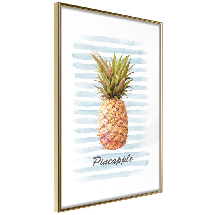 Wall Poster Pineapple and Stripes - colorful composition with a tropical fruit and text 115322 additionalImage 8