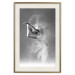Wall Poster Playful Ballerina - black and white composition with a dancing ballet woman 116322 additionalThumb 19