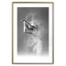 Wall Poster Playful Ballerina - black and white composition with a dancing ballet woman 116322 additionalThumb 14