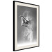 Wall Poster Playful Ballerina - black and white composition with a dancing ballet woman 116322 additionalThumb 3